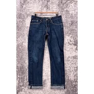 Gustin Men's Slim Jeans - Dark Blue